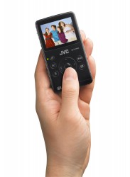 JVC Picsio GC-FM1 in hand